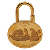 エルメス 2003年限定 地中海 カデナ ゴールド メッキ レディース HERMES 【中古】